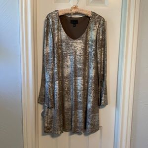 Metallic dress